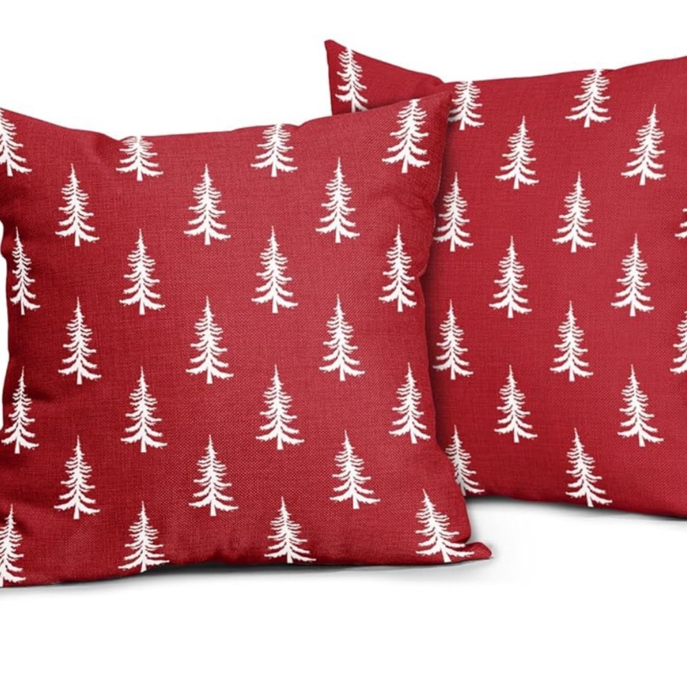 Christmas Tree Pillow Cases 18 x 18